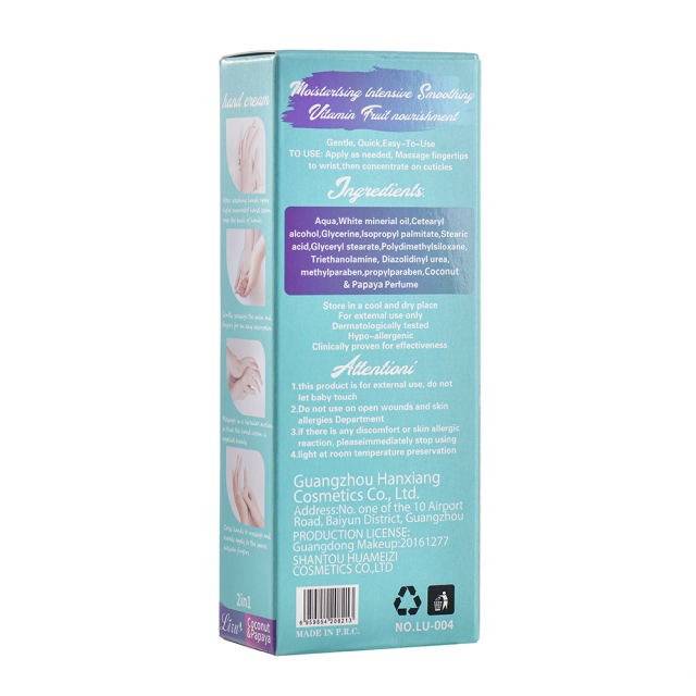 Liru Coconut Oil Nourishing Dry Care Hand Cream