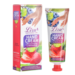 Liru Strawberry Anti-Wrinkle Hand Cream - Nourishing & Moisturizing