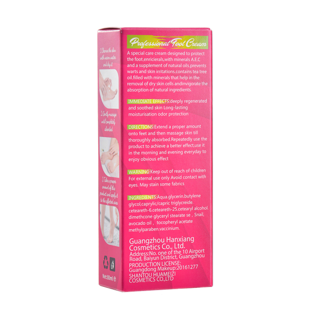 Snail Dry Damaged Skin Repair Moisturizing Foot Cream