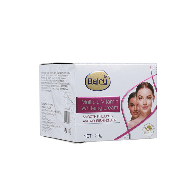 Multiple Vitamin Whitening Face Cream for Brightening and Dark Spot Removal