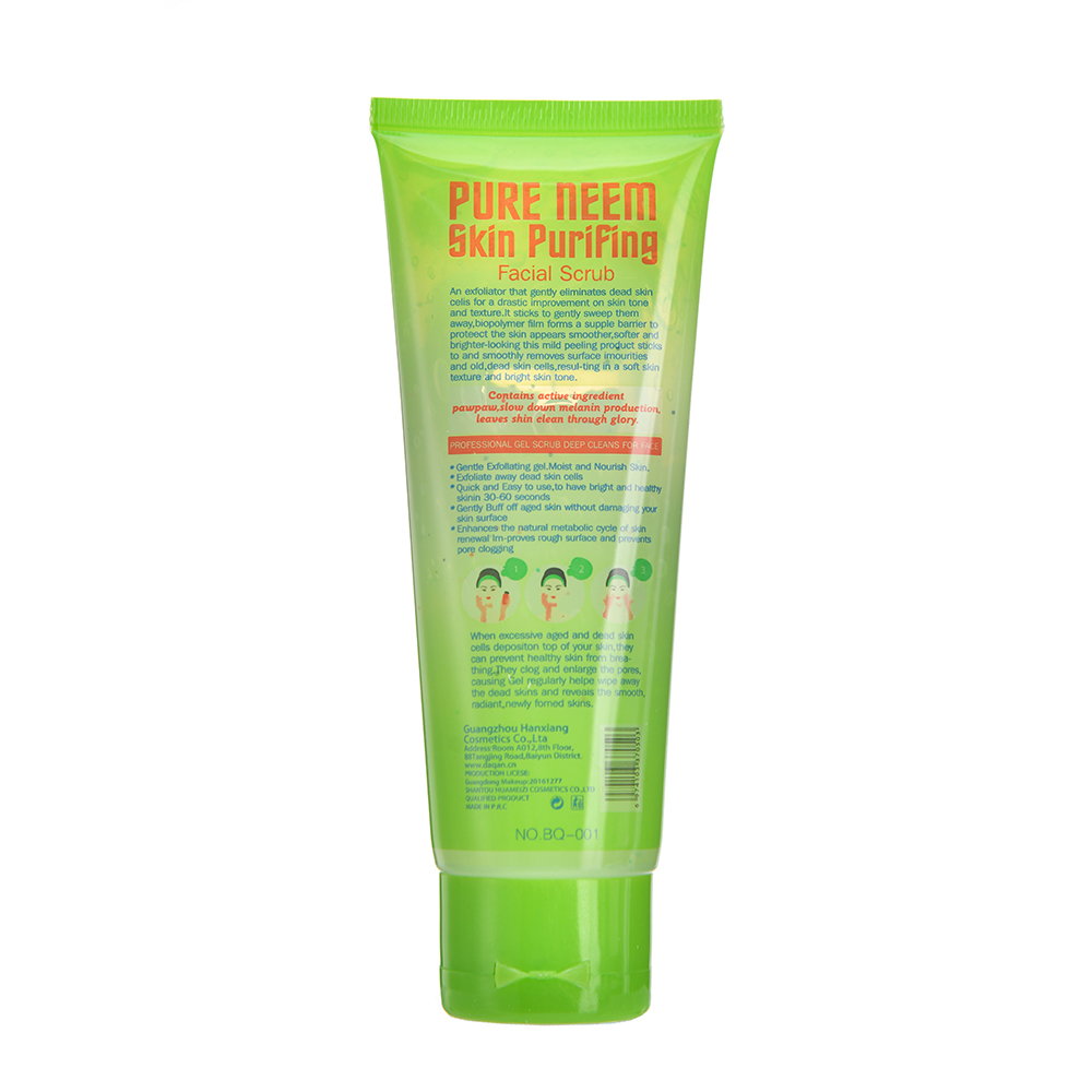 Natural Aloe Vera Smoothing Facial Exfoliant Refreshing Scrub