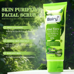 Natural Aloe Vera Smoothing Facial Exfoliant Refreshing Scrub