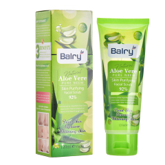 Natural Aloe Vera Smoothing Facial Exfoliant Refreshing Scrub
