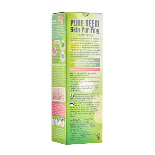 Natural Aloe Vera Smoothing Facial Exfoliant Refreshing Scrub