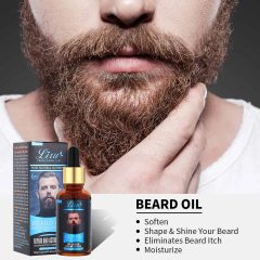 Men use Liru beard oil for growth
