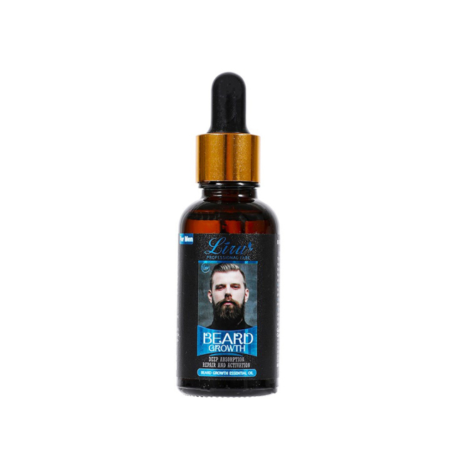 Liru Natural non-greasy beard oil for growth and softening