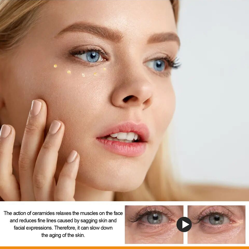 Repair Puffiness Anti Wrinkles Vitamin E 24K Gold Eye Cream