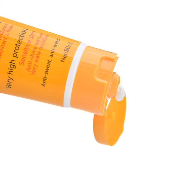 Applying Balry SPF100+ Sun Defence Face Cream, lightweight