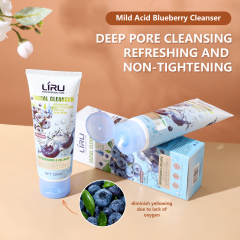 Liru Blueberry Collagen Face Wash Oil-Control & Pore Cleansing