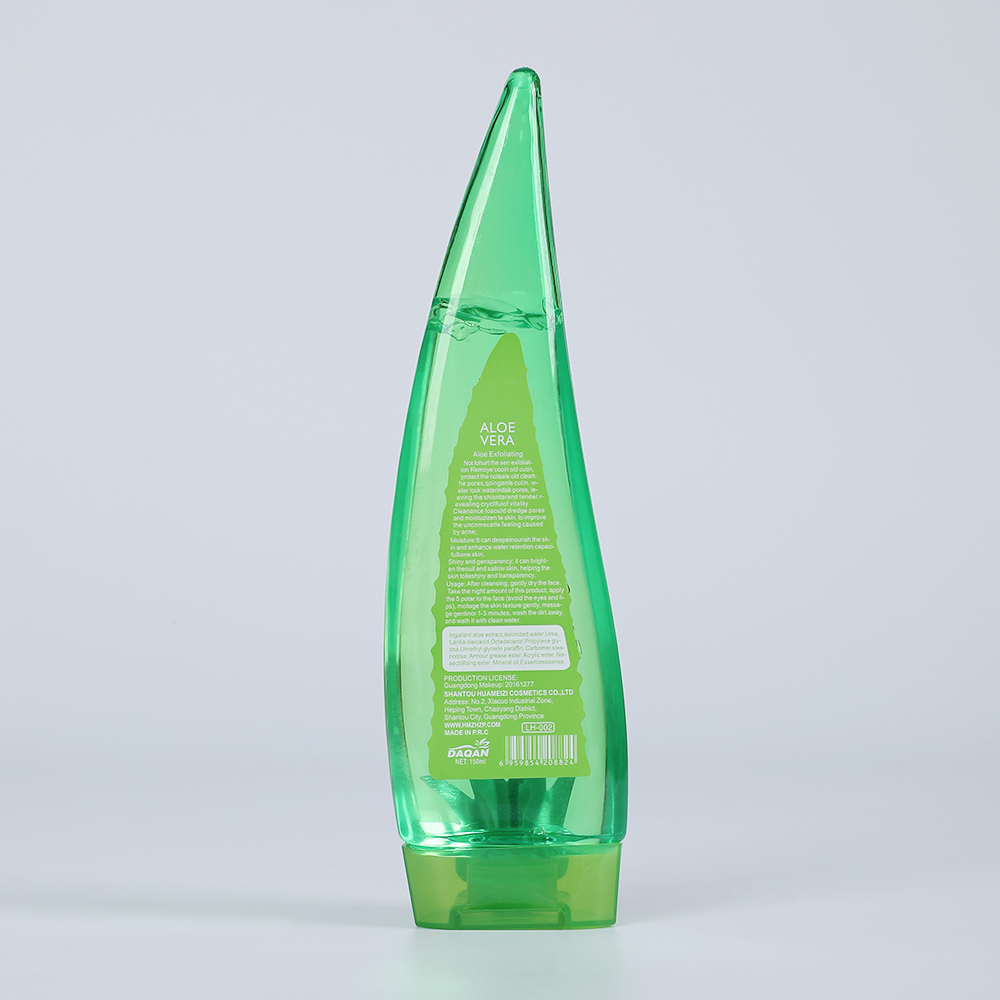 Ingredients list of Daqan 99% Pure Aloe Vera Gel, featuring 99% aloe vera extract.