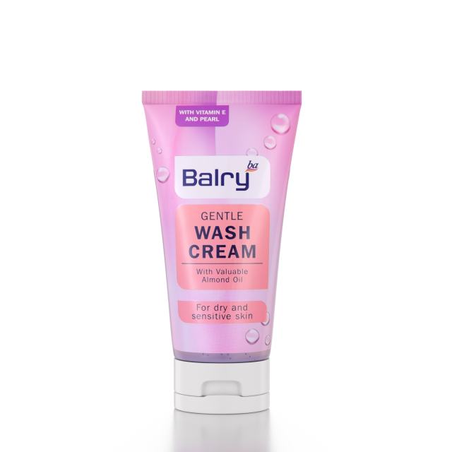 Gentle facial cleanser for sensitive skin with almond oil extract and vitamin E - Balry Face cleanser