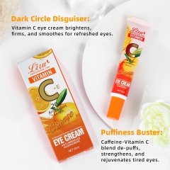 The efficacy of  liru Vitamin C Eye Cream for dark circles, ideal for private label