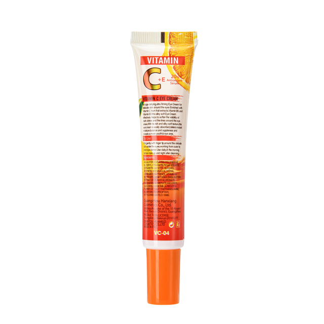 Ingredients of liru Vitamin C Eye Cream with Vitamin C for bulk skincare orders