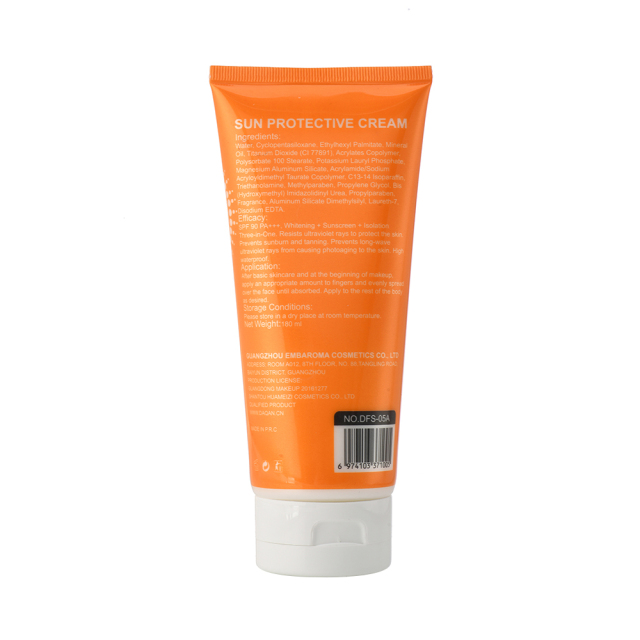 Daqan non-greasy broad spectrum sunscreen with description