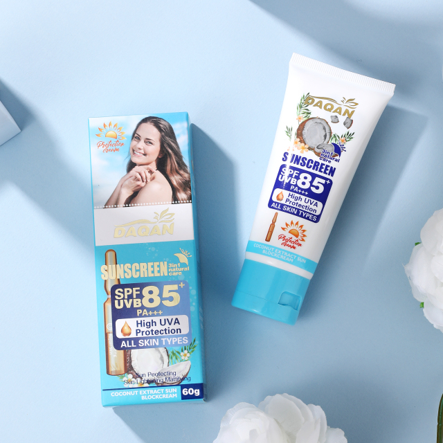 Daqan Lightweight SPF90 Moisturizing Face Sunscreen Whitening Sunblock Cream 60ml