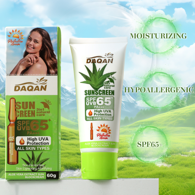 Daqan Lightweight SPF65 Aloe Vera Face Sunscreen