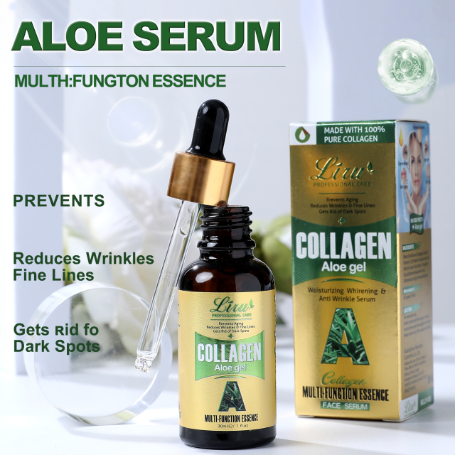 Aloe Vera and Vitamin C in Liru Serum for Brightening and Anti-Aging