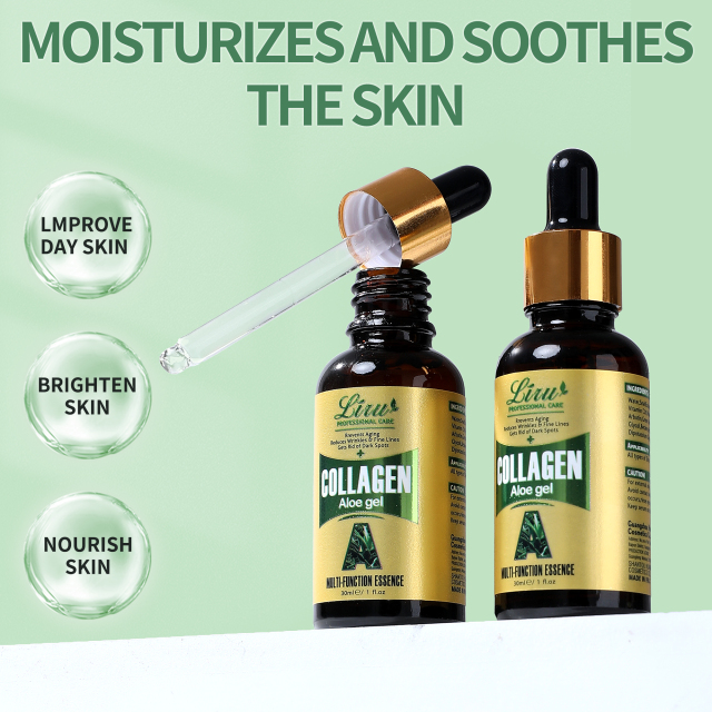 Liru Aloe Vera Serum with Multi-Weight Hyaluronic Acid Hydrating Sensitive Skin