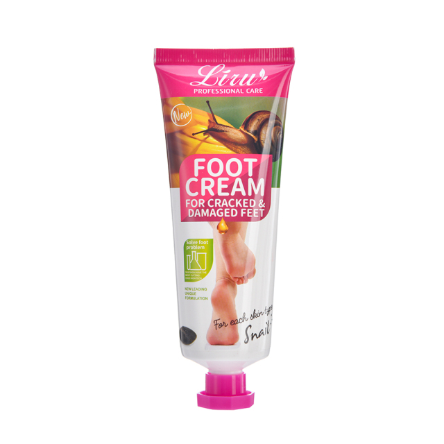 Liru Snail Repair Foot Cream tube