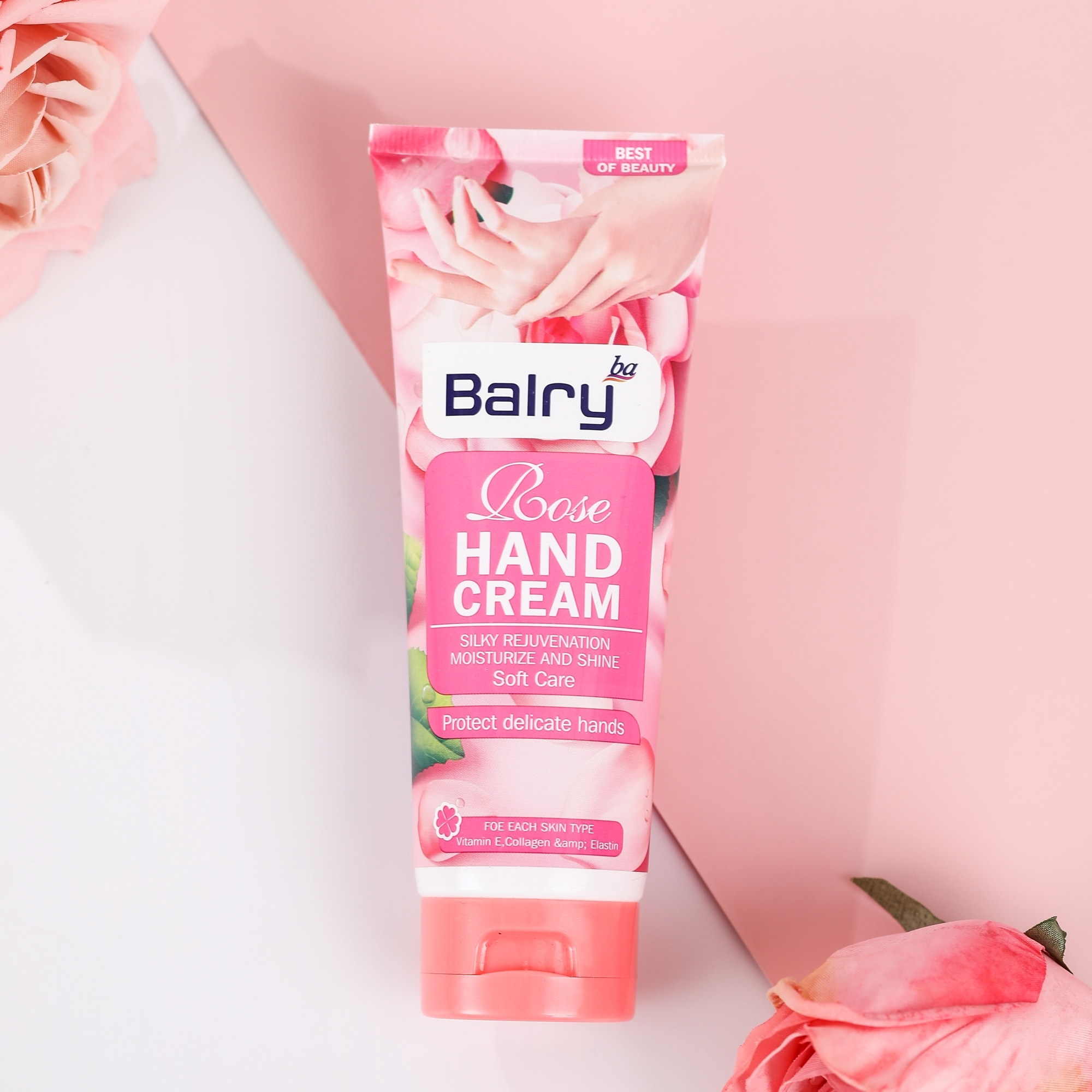 Balry Rose Moisturizing Nourishing Hand Cream for Dry Crack Repair