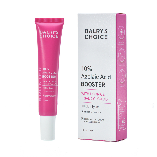 BALRY Azelaic Acid Clarifying Face Cream, a professional treatment for acne, dark spots, and hyperpigmentation.