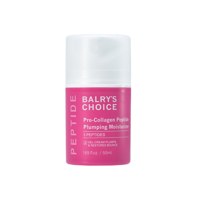 BALRY Pro-Collagen Peptide Plumping Face Cream with Hyaluronic Acid, a clinically proven cream to reduce fine lines and improve skin elasticity.