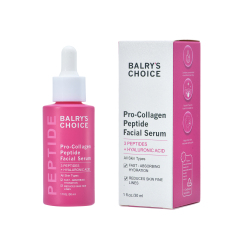 A bottle of high-potency multi-peptide and hyaluronic acid serum, a market-ready formula available for private label branding and wholesale distribution.