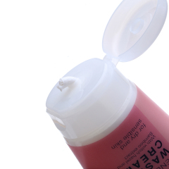 The rich, creamy texture of our private label pore cleansing wash, demonstrating its moisturizing, non-stripping feel perfect for mass-market brands.