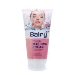 A tube of Balry's Vitamin E Pore Cleansing Face Wash, a multi-benefit, market-ready formula for private label brands and wholesale distributors.