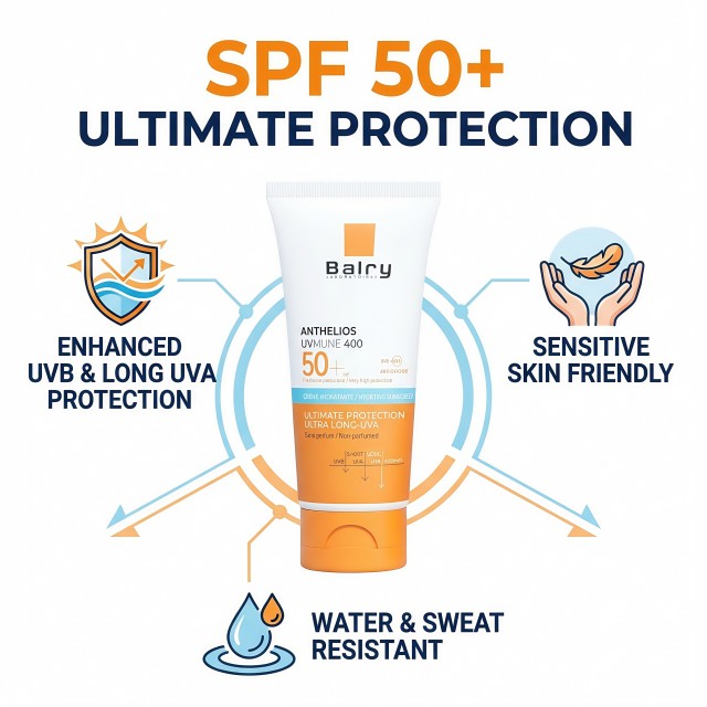Balry SPF50 High-Protection Hydrating Sunscreen