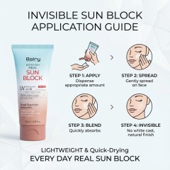 Guide on applying a liberal amount of SPF 60 physical sunscreen 15 minutes before exposure for maximum barrier protection.