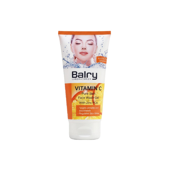 Balry Vitamin C & Tea Tree Leaf Extract Oil-Control Facial Foaming Cleanser bottle, sourced from professional face wash companies.