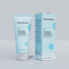 PURAMORIA Salicylic Acid BHA Foaming Cleanser - Acne & Oil Control Face Wash