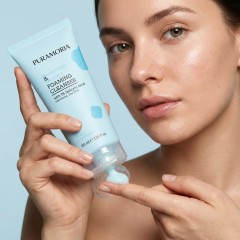 PURAMORIA Salicylic Acid BHA Foaming Cleanser - Acne & Oil Control Face Wash