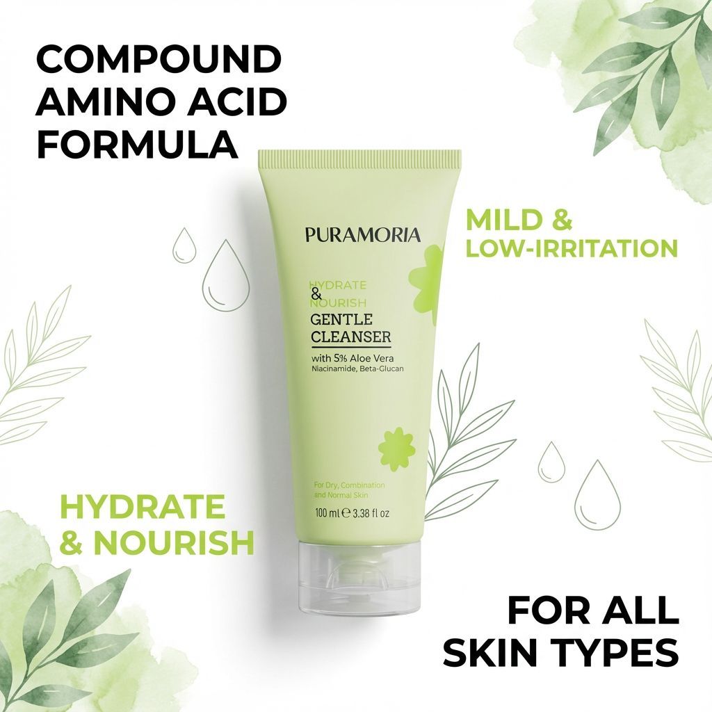 Wholesale PURAMORIA Amino Acid Gentle Moisturizing Cleanser
