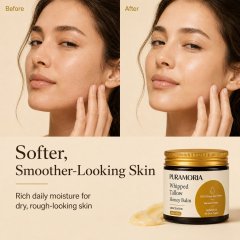Wholesale Unscented Whipped Beef Tallow & Honey Balm – 120g