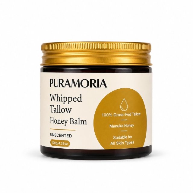 Wholesale Unscented Whipped Beef Tallow & Honey Balm – 120g