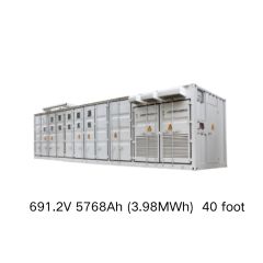 Containerized ess 20foot 1.7MWh 40 foot  3.98MWh standard energy storage prefabricated warehouse sddejin