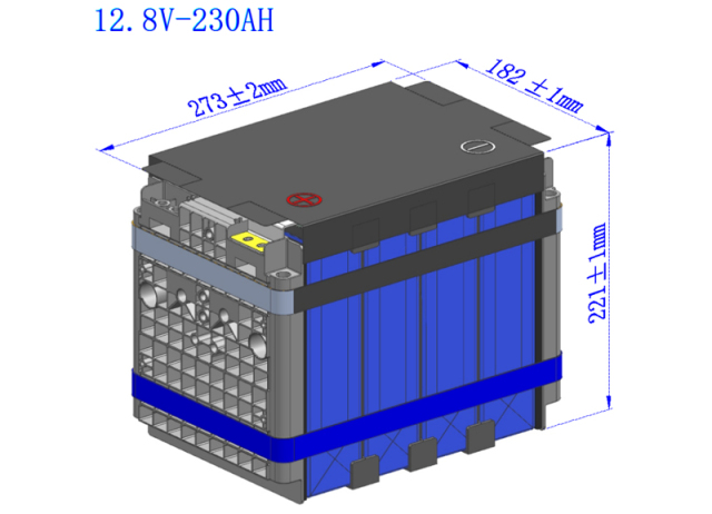 Lithium Battery Module globalfrey  230AH 12.8-32V