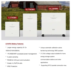 Lithium Battery Off-Grid Storage Energy System: 20-50kWh Capacity for Residential Homes (48V, 51.2V, 220V, 110V) Yiyen