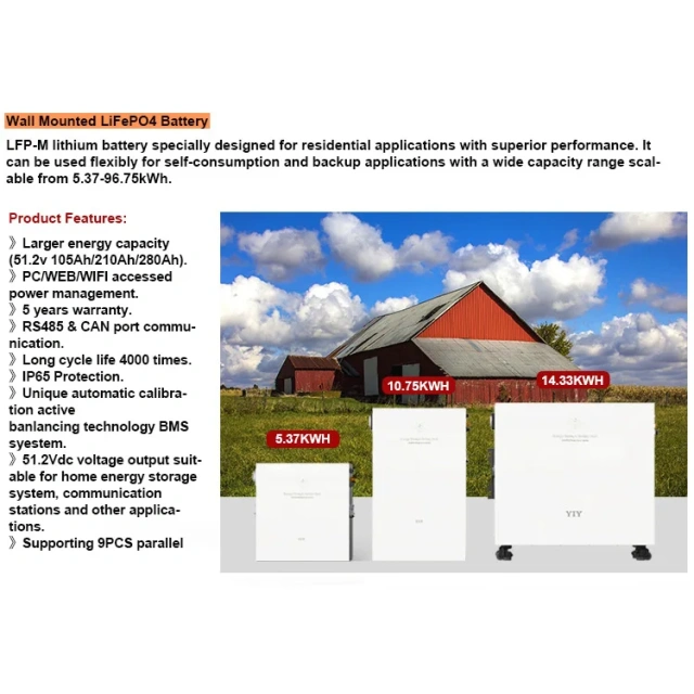 Home Energy Storage System: 5-20kWh Off-Grid Power System (5-20kW) Yiyen