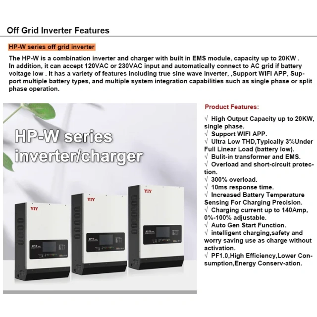 Home Energy Storage System: 5-20kWh Off-Grid Power System (5-20kW) Yiyen