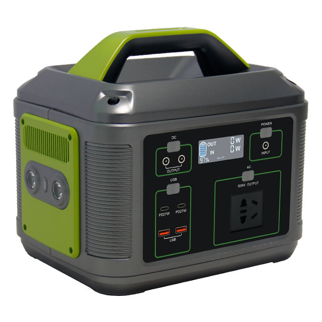 Portable 300W Power Station Generator Car Power Supply LED Lighting Emergency Energy Storage Generator Portable 220V Pure Sine Wave Outdoor Portable Power Station