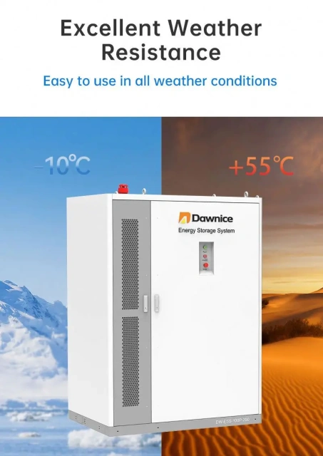 300kWh Solar Lithium ion Battery Offgrid Energy Storage System Dawnice
