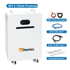 Brazil Stock New LiFePo4 Wall Mounted 51.2V 10Kwh 20kwh 200Ah 400Ah Easy to Move Power Wall Energy Storage Lithium Battery