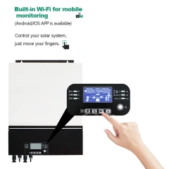 8kW-11kW MPPT Single phase Solar Inverter | Pure Sine Wave | Off-Grid | Built-in Anti-dust & WiFi ZM