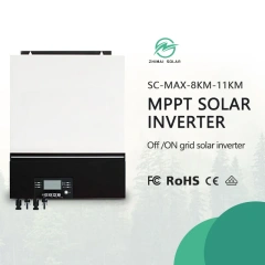 8kW-11kW MPPT Single phase Solar Inverter | Pure Sine Wave | Off-Grid | Built-in Anti-dust & WiFi ZM