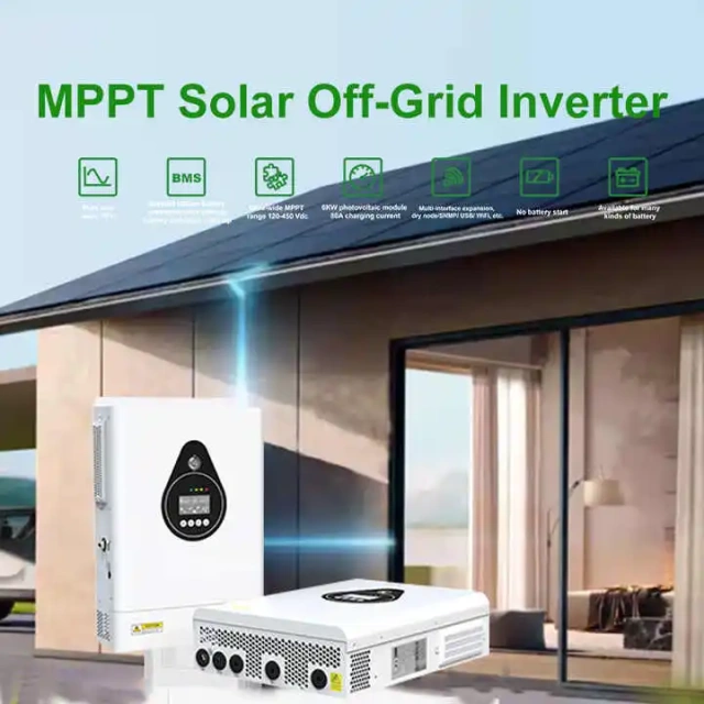 1.6kW-6.2kW Hybrid Inverter | WiFi-Enabled | Off/On Grid | Efficient for Home & Business ZM