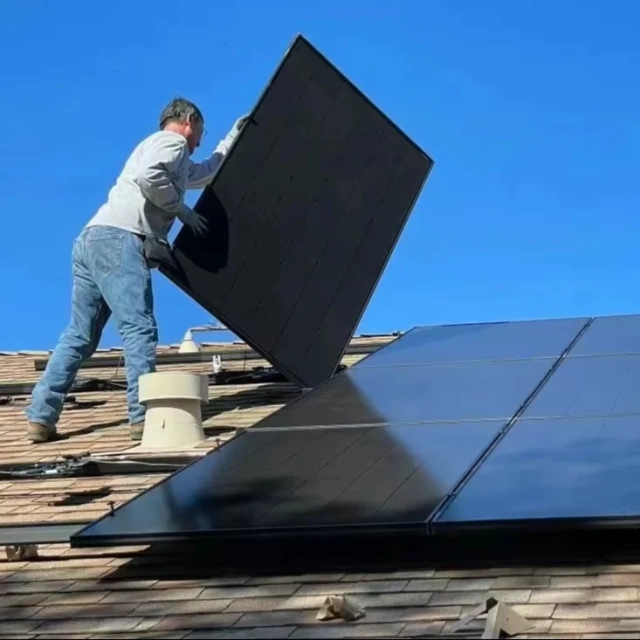 Full Black 500w Cell Panel Monocrystalline Silicon Pv Mono Solar Panel System for Hom