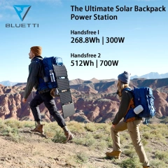 Mountaineer Multifunction USB Port Removable Solar Power Supply Bank Travel Smart Solar Backpack 42L 60L Hiking Back Pack